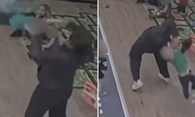 Moment daycare worker tosses toddler into the air and 'drops him over her head' | News US