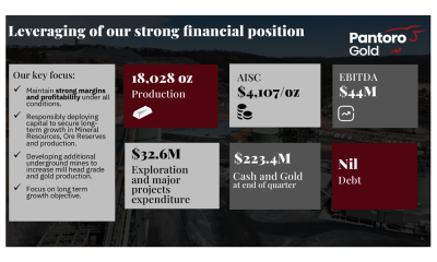 Pantoro June Q4 2026 slides: production rises, costs elevated