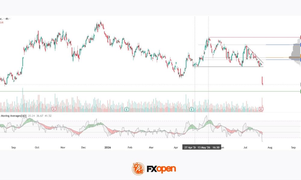 Tesla: Complex Range Structure Breaks Down Following Quarterly Earnings