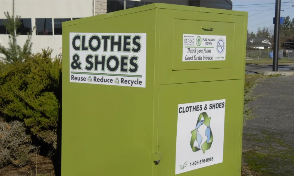 dead body clothing donation box dead body found Odessa Texas