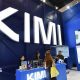People visit the Moonshot AI stand, featuring Kimi K3, during the World Artificial Intelligence Conference (WAIC) in Shanghai on July 17, 2026.
