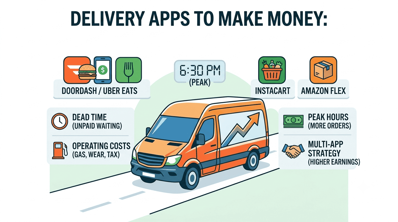 Delivery Apps to Make Money in 2026: What Actually Pays (And What's Just Marketing)