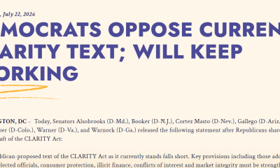 Why the CLARITY Act’s Ethics Fight Could Derail the Market Structure Bill