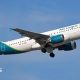An Airbus A320-214 from Aer Lingus takes off from Barcelona airport in Barcelona, Spain, on January 18, 2025.