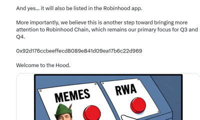 Robinhood CEO&rsquo;s X Hacked to Push 'Scam' Memecoin on Robinhood Chain. Source: Vlad Tenev's Account