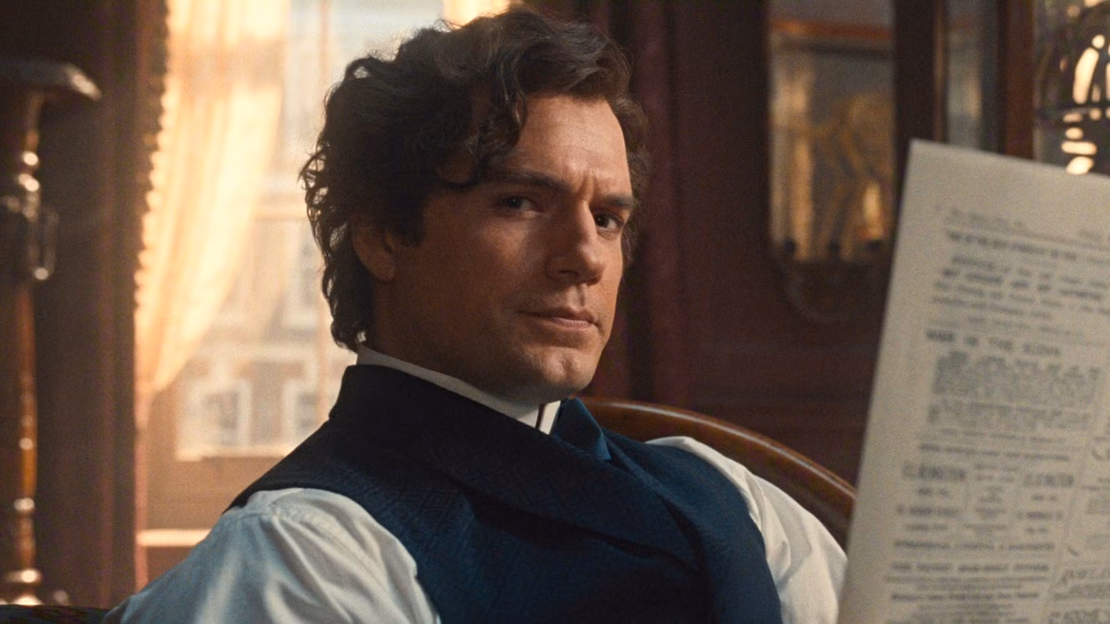 Henry Cavill in Enola Holmes 3