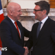 John Healey and Andy Burnham shake hands