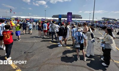 Queues outside the 2026 World Cup final stadium