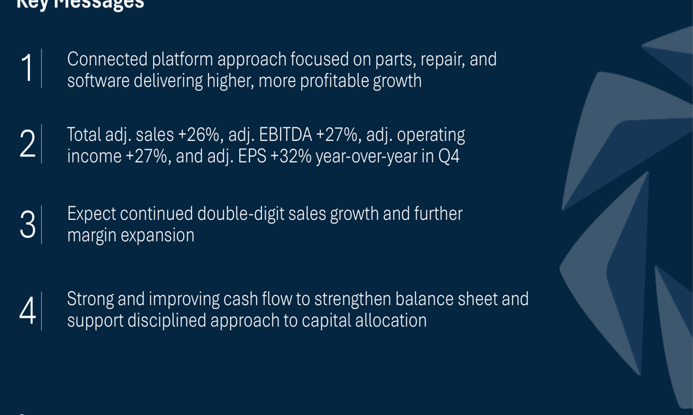AAR Q4 FY26 slides: 26% sales growth, margins expand despite acquisitions