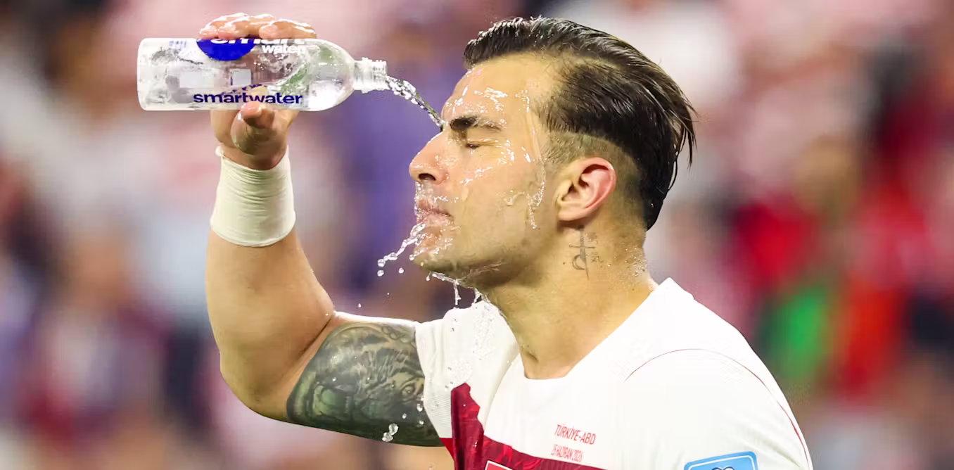 What the World Cup hydration breaks reveal about who governs men’s football