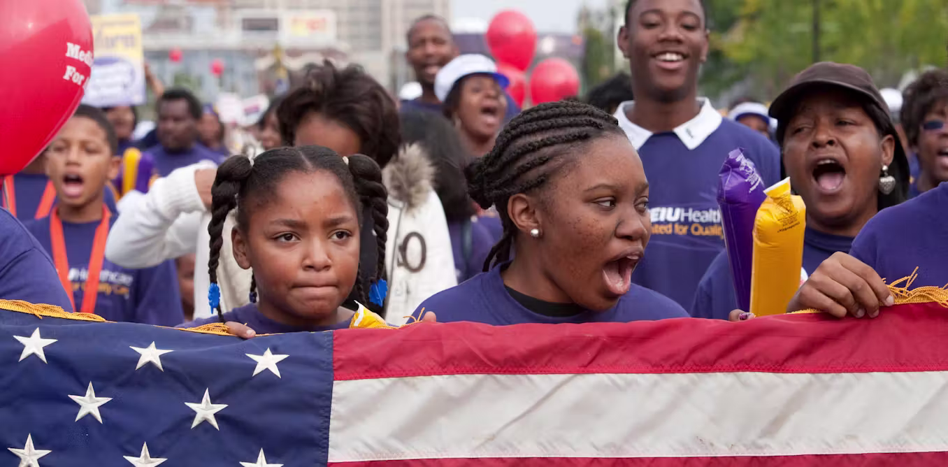 the Black American struggle for life, liberty and the pursuit of happiness
