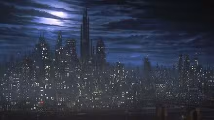 Gotham City looking ominous in Batman Returns