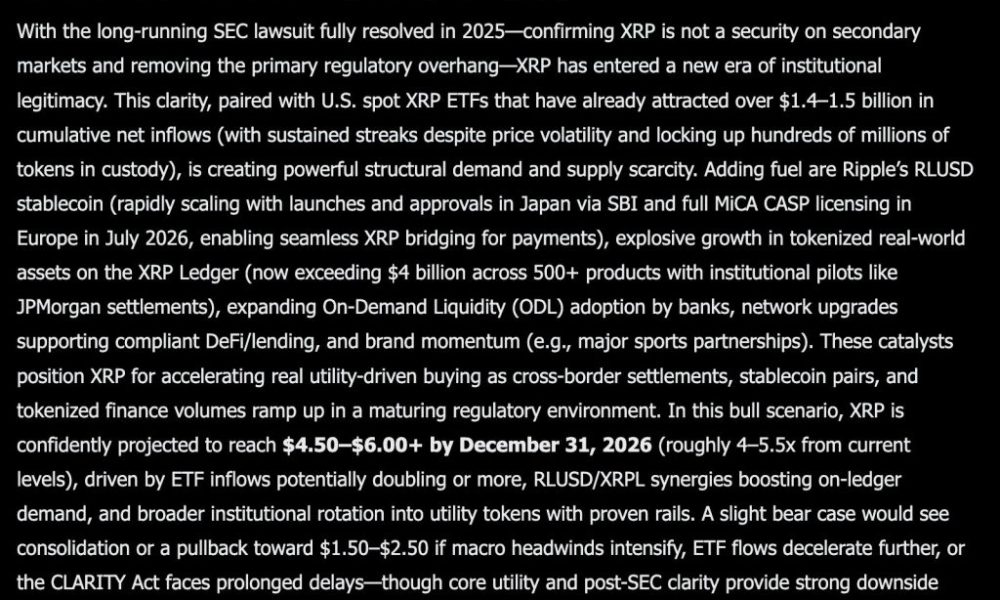 Elon Musk Grok AI Predicts XRP Will Explode by End of 2026