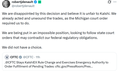 Kalshi says CFTC, Michigan orders leave it in ‘impossible position’