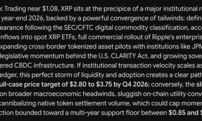 Google Gemini AI Predicts Why XRP Could Outperform Every Crypto by End of 2026