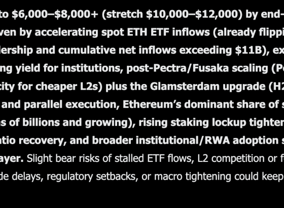 Elon Musk Grok AI Predicts Ethereum Will Hit This Price by End of 2026