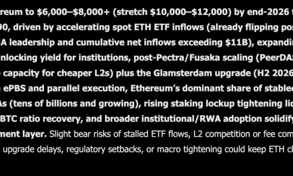 Elon Musk Grok AI Predicts Ethereum Will Hit This Price by End of 2026