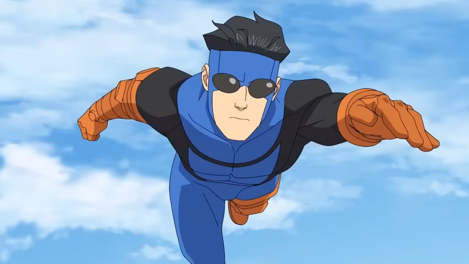 Mark flying through the air in Invincible Season 4