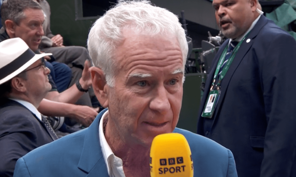 John McEnroe annoyed by Serena Williams question on BBC after Wimbledon defeat