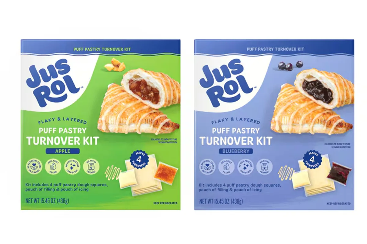 JusRol adds ready-to-bake turnover kits