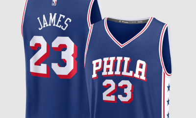 LeBron James' 76ers jersey breaks all-sports sales record, Fanatics says