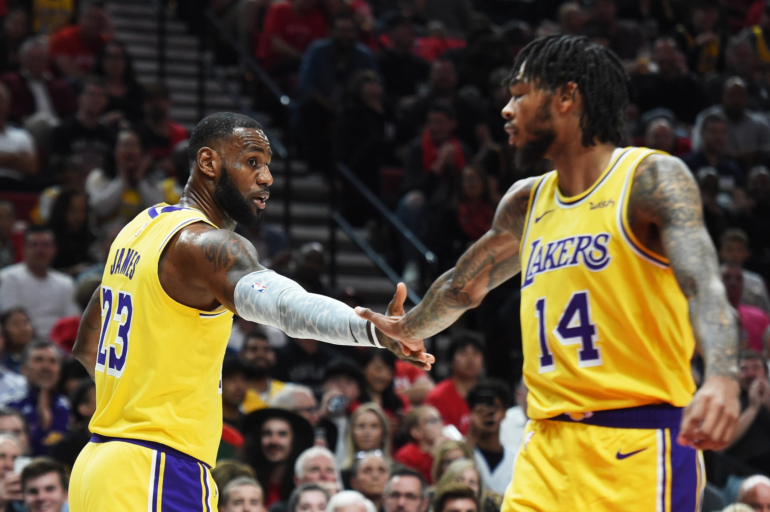 LeBron James Brandon Ingram Lakers