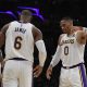 LeBron James and Russell Westbrook