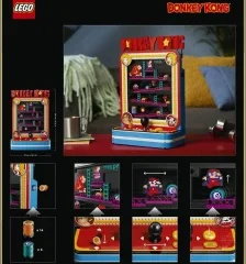 Nintendo’s Next LEGO Collaboration Appears to Be a Massive Donkey Kong Arcade Set