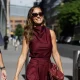 Minka Kelly’s Burgundy Jumpsuit Look Is Under $50 on Amazon