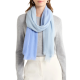 light blue scarf