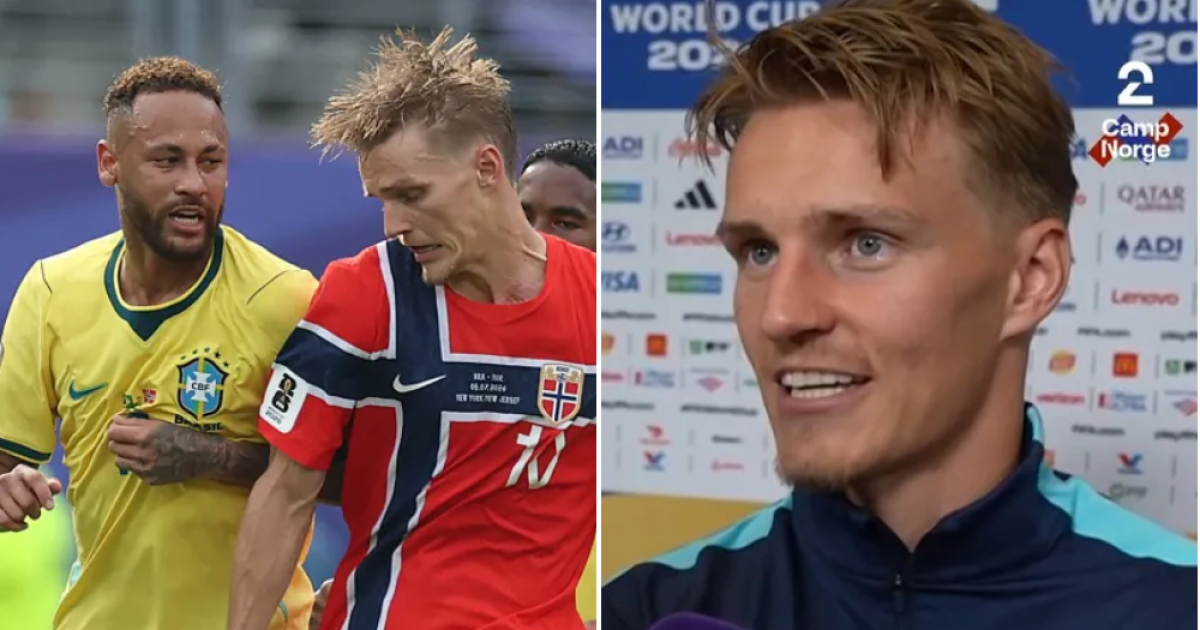 Martin Odegaard responds to Neymar bust-up after Norway knock Brazil out of World Cup | Football