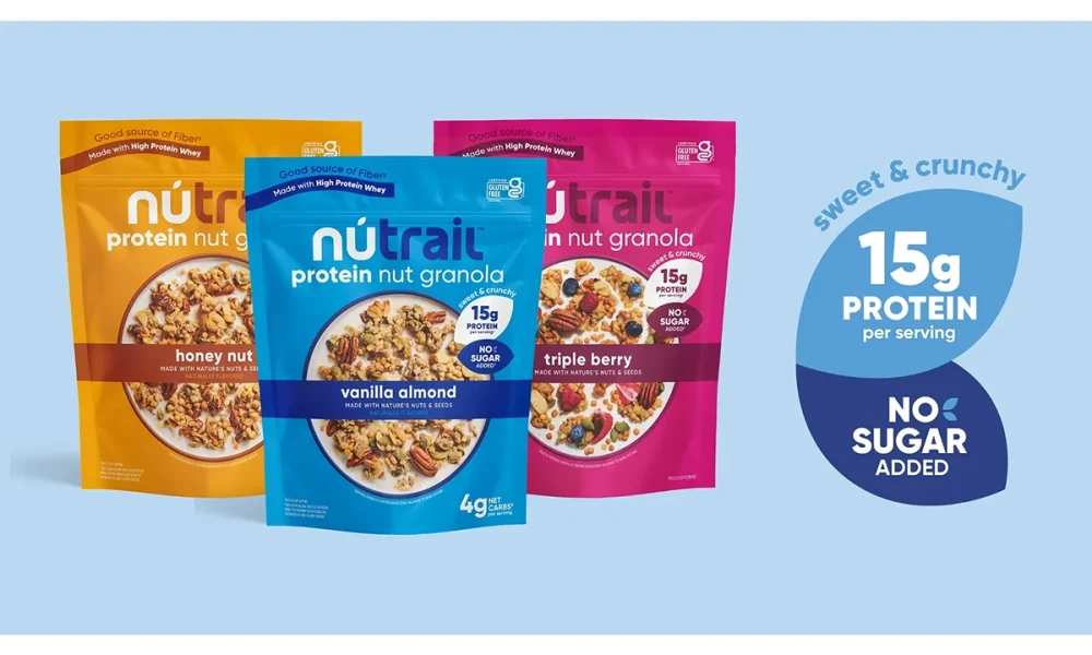NuTrail launches new protein nut granola line