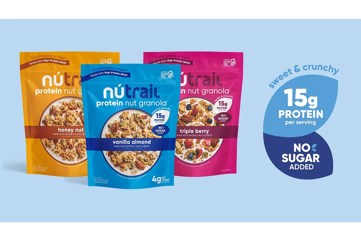 NuTrail launches new protein nut granola line