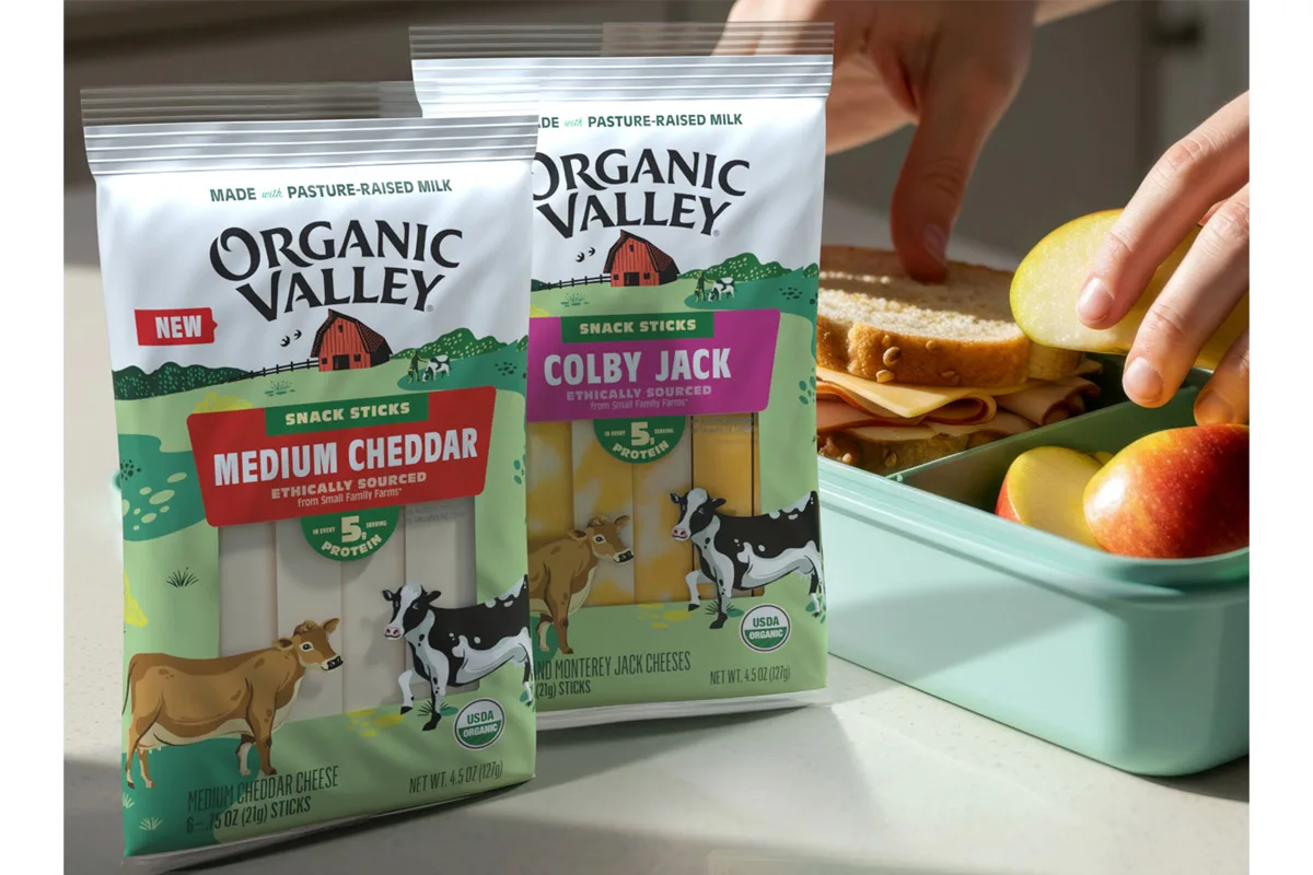 Organic Valley debuts cheese snacks