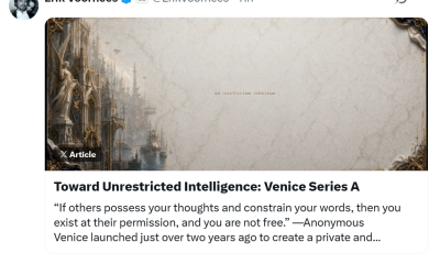 Venice AI Raises $65M Series A at $1B Valuation