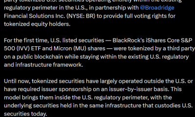 Ondo Adds Shareholder Voting to Tokenized Stocks Through Broadridge