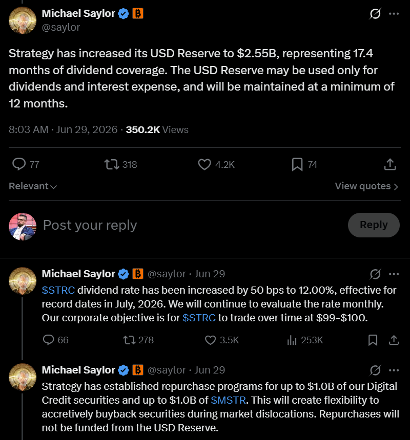 Strategy’s Bitcoin Shift, Open USD Launch, Fidelity Weighs In
