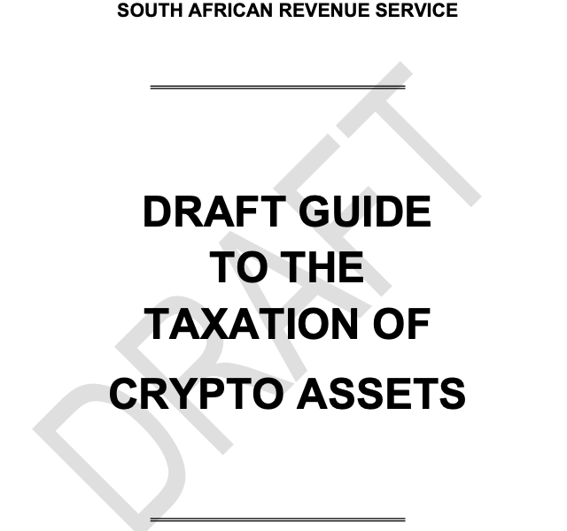 South Africa’s Tax Authority Proposes Crypto Tax Guidance