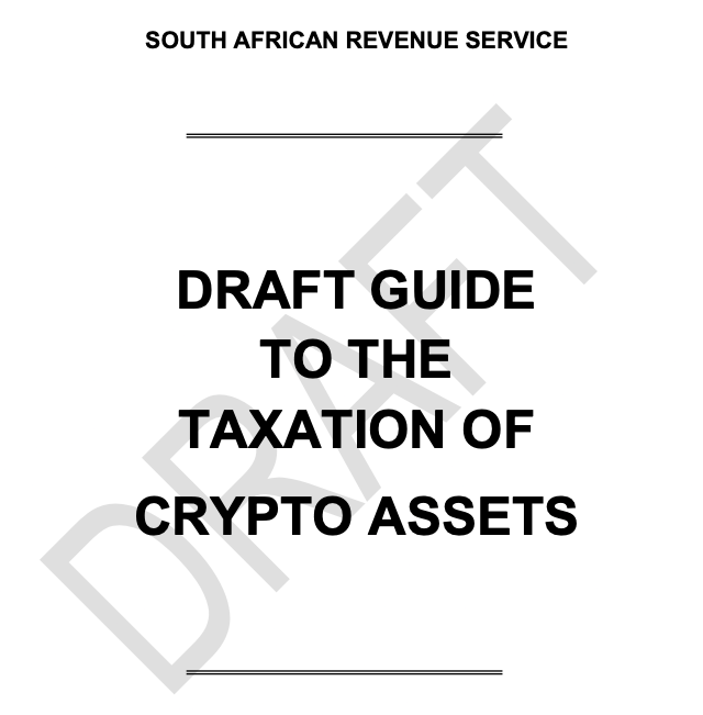 South Africa’s Tax Authority Proposes Crypto Tax Guidance