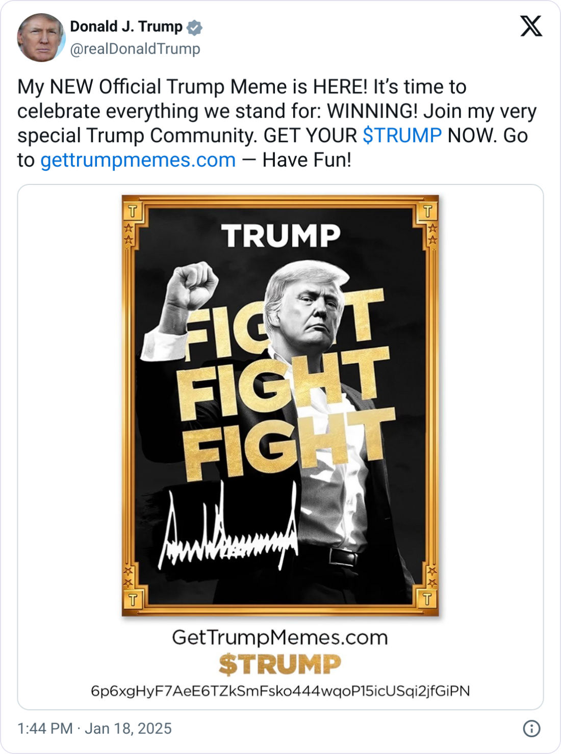 Trump Memecoin Puts 1M Holders at Losses of $3.8B