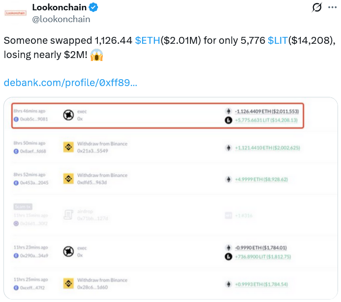 Trader Loses $2 Million From Malicious DEX incident