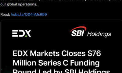 Institutional Crypto Exchange EDX Lands $76M From SBI Holdings