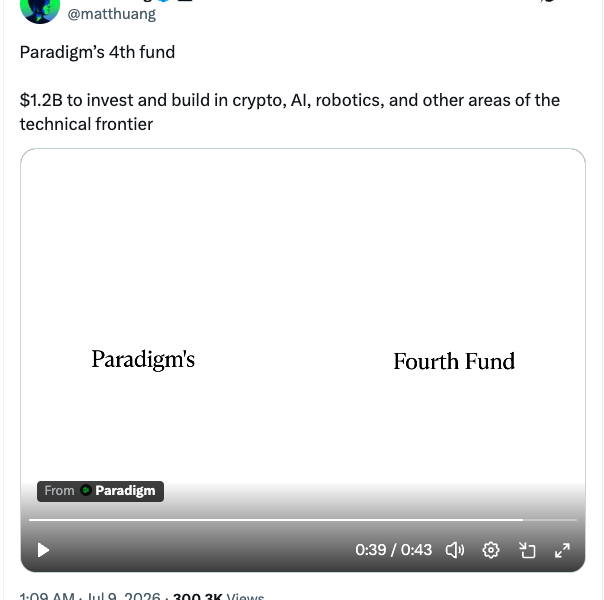 Paradigm Raises $1.2B for Fourth Fund in AI Push