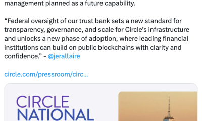 Circle Secures OCC Approval For National Trust Bank