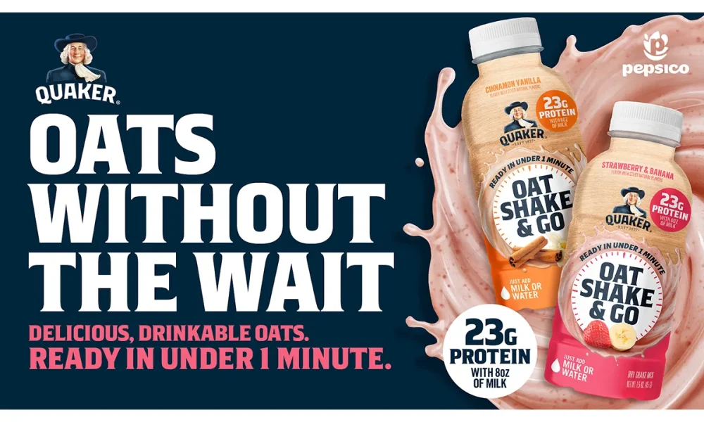 PepsiCo unveils whole grain oat-based shake