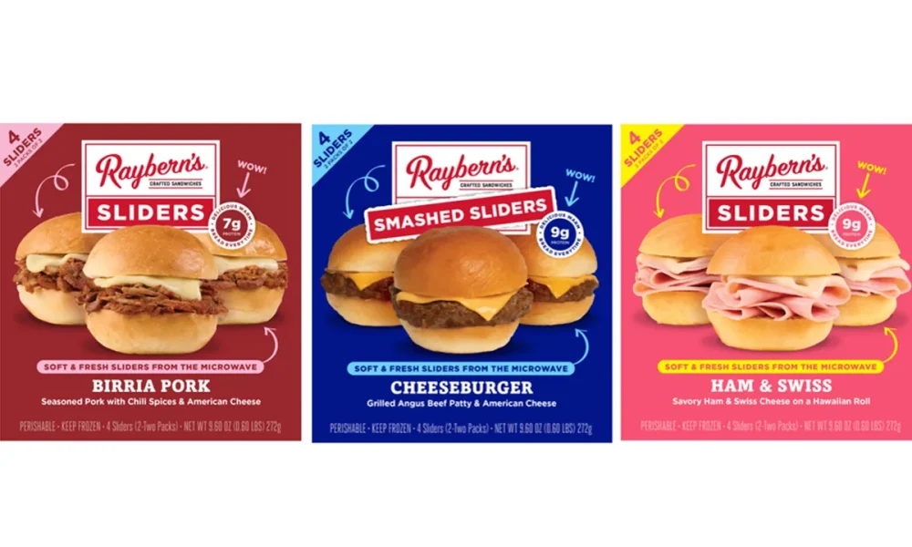 Raybern’s debuts frozen sliders