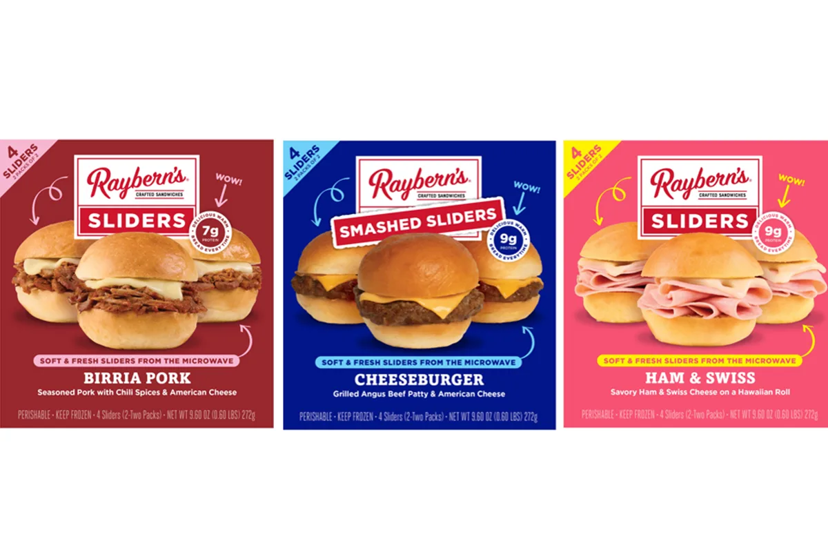 Raybern’s debuts frozen sliders