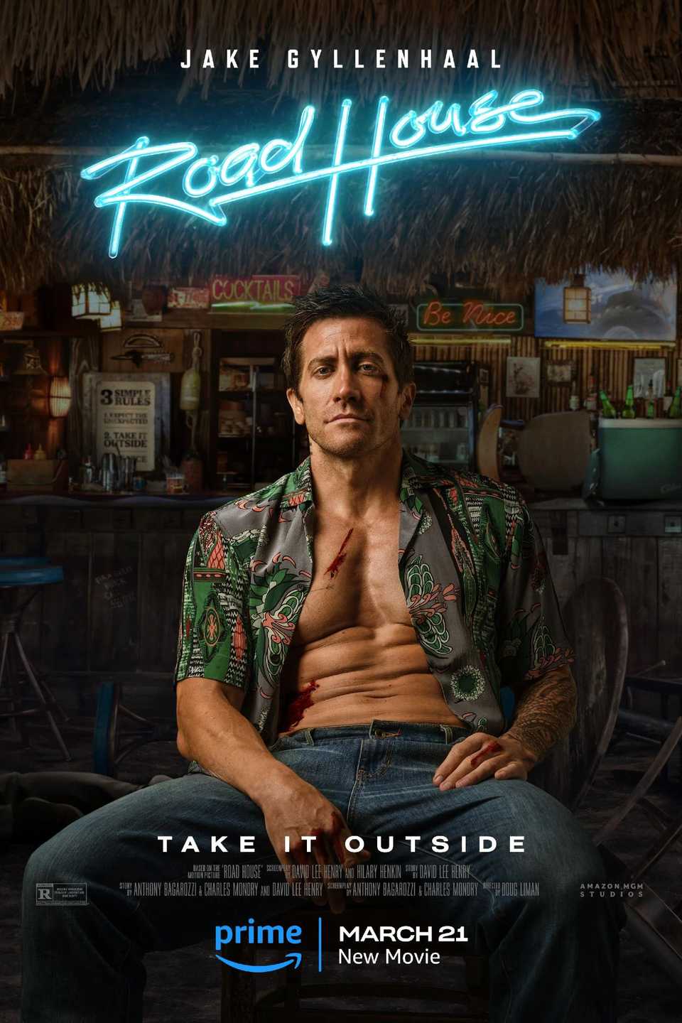 Road House 2024 Official Amazon Movie Poster