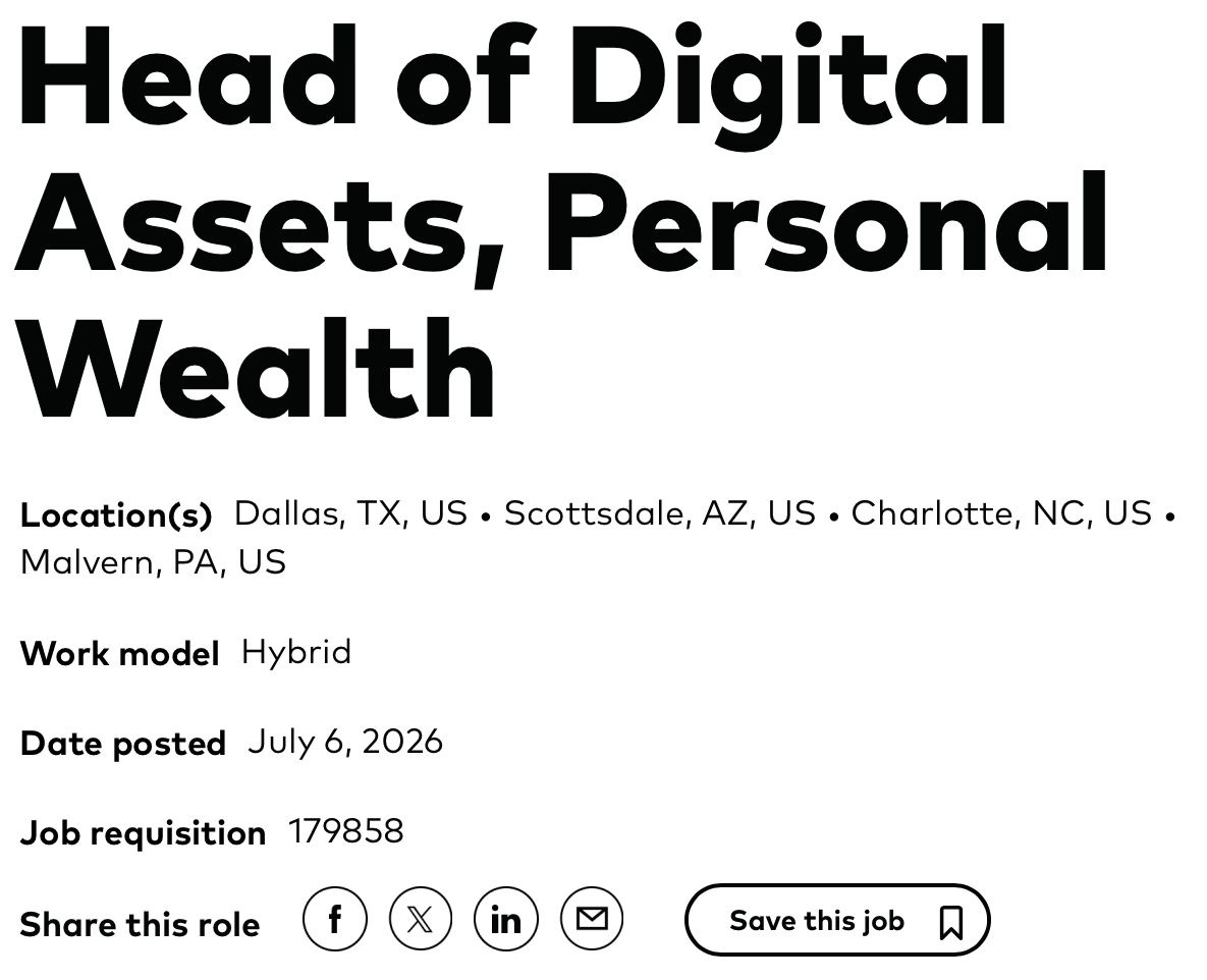 Vanguard Expands Digital Asset Strategy with New Executive Role