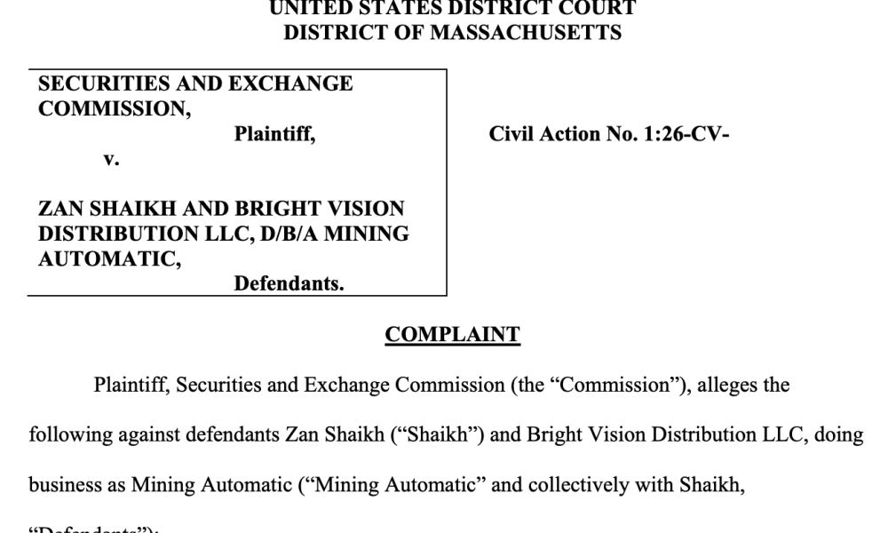 SEC Targets Mining Automatic in Alleged $22M Fraud Case